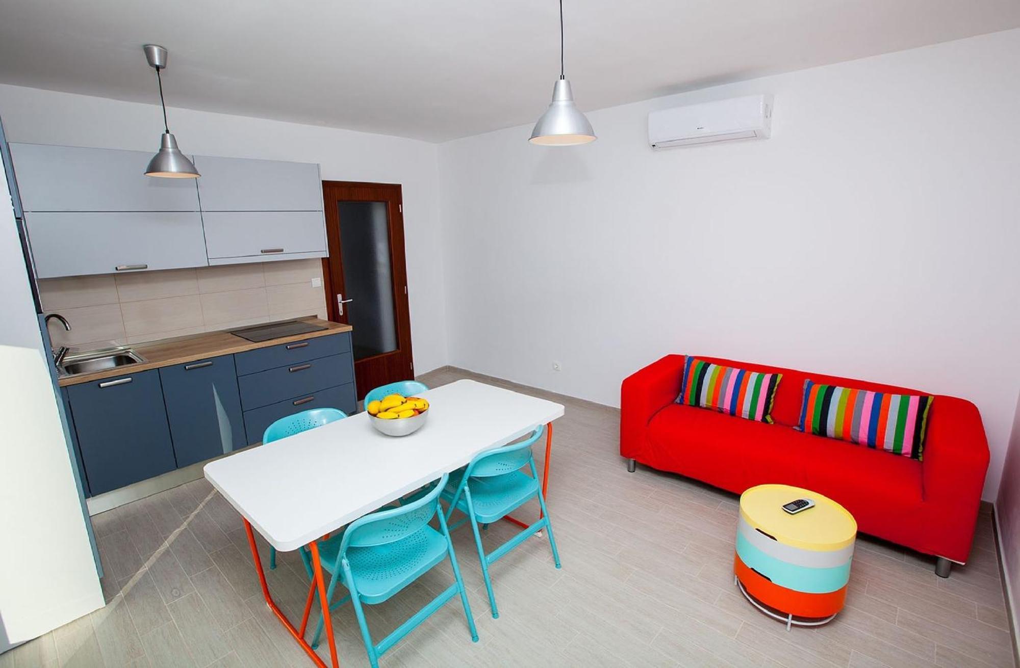 Apartments Roses Stobreč Oda fotoğraf